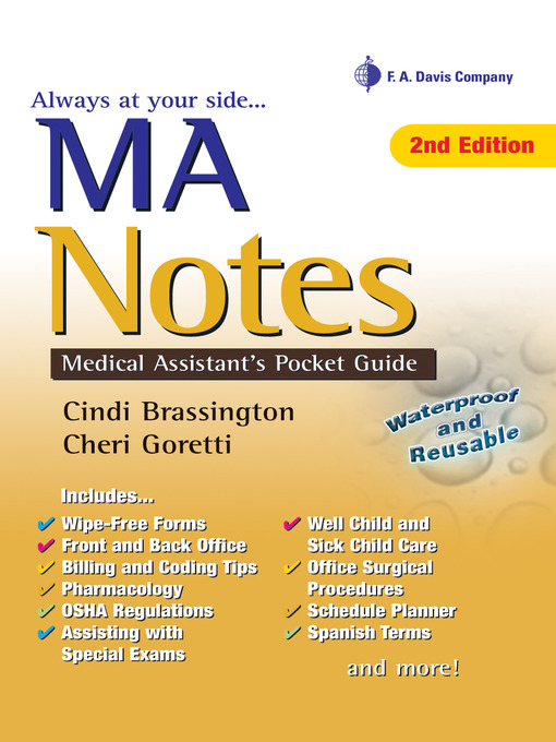 Title details for MA Notes by Cindi Brassington - Available